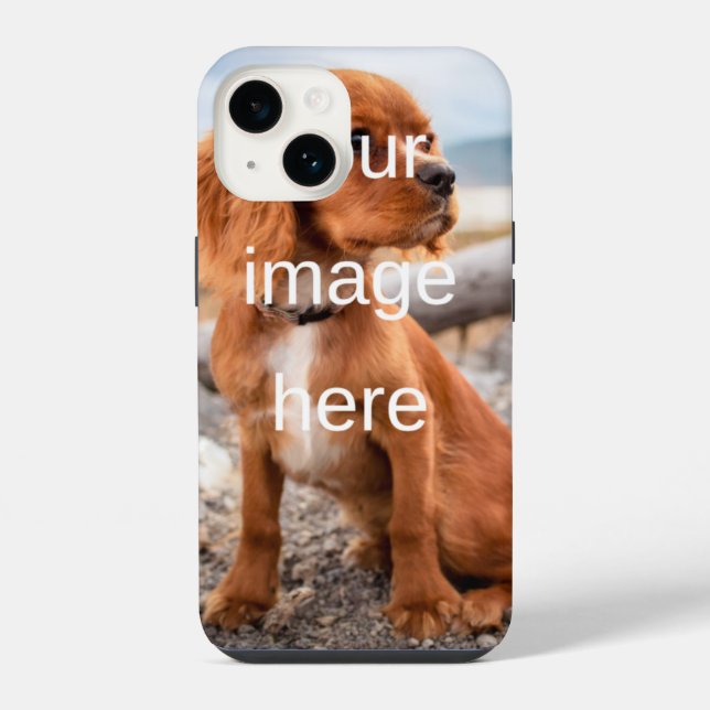 COQUE iPhone CONCEVEZ VOTRE PROPRE (Verso)