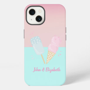 Etui iPhone 13 Cônes de glace colorés cool Amour