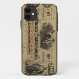 Coque iphone confédéré vintage de devise