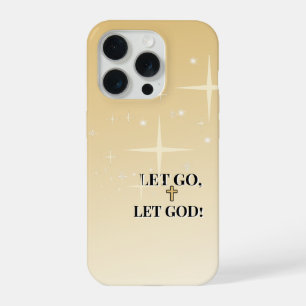 Coque iPhone 15 Pro Confiance Céleste Lâcher Dieu Croix