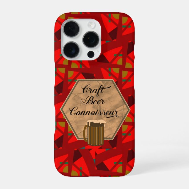 Coque iPhone Connaisseur de bière artisanale (Verso)