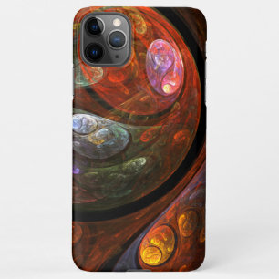 Coque iPhone 11Pro Max Connexion fluide Art Abstrait brillant