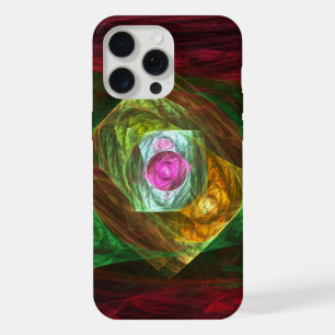 Coque iPhone 15 Pro Max Connexions dynamiques Art Abstrait