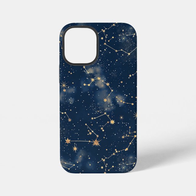 Coque iPhone Constellation Céleste - Nuit Étoilée (Verso)