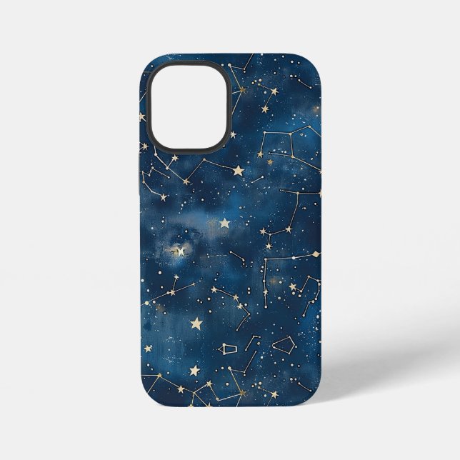 Coque iPhone Constellation céleste - Nuit étoilée (6) (Verso)