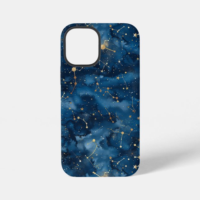 Coque iPhone Constellation céleste - Nuit étoilée (7) (Verso)