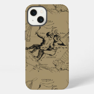 Etui iPhone 13 Constellation des Gémeaux Zodiaque Hevelius vers 1