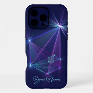 Coque iPhone 16 Pro Max Constellation, nom d'art fractal abstrait fantasti
