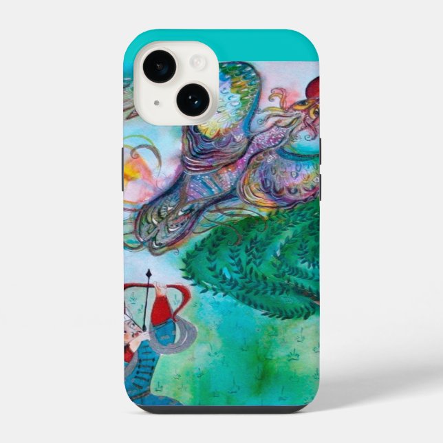 Coque iPhone CONTE DE FÉES TURC / PHÉNIX ET ARCHER Vert sarcell (Verso)
