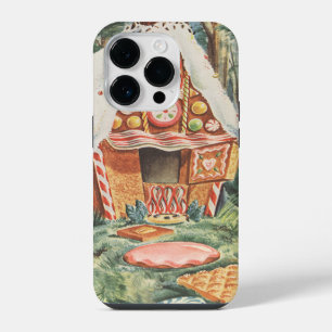 Coque Pour iPhone 14 Pro Conte de fées vintage, maison en bonbons de Hansel