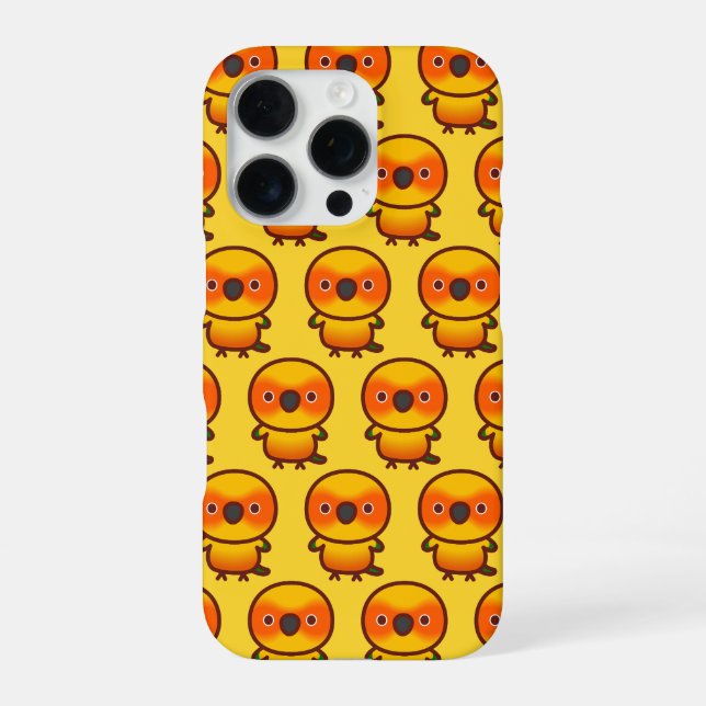 Coque iPhone Conure soleil (Verso)