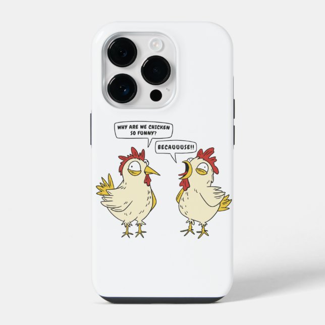 COQUE iPhone CONVERSATION DE POULE DRÔLE  (Verso)