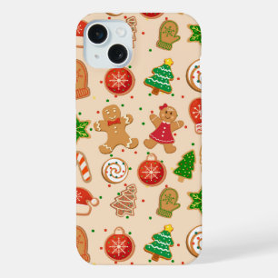 Coque iPhone 15 Plus Cookies de Noël