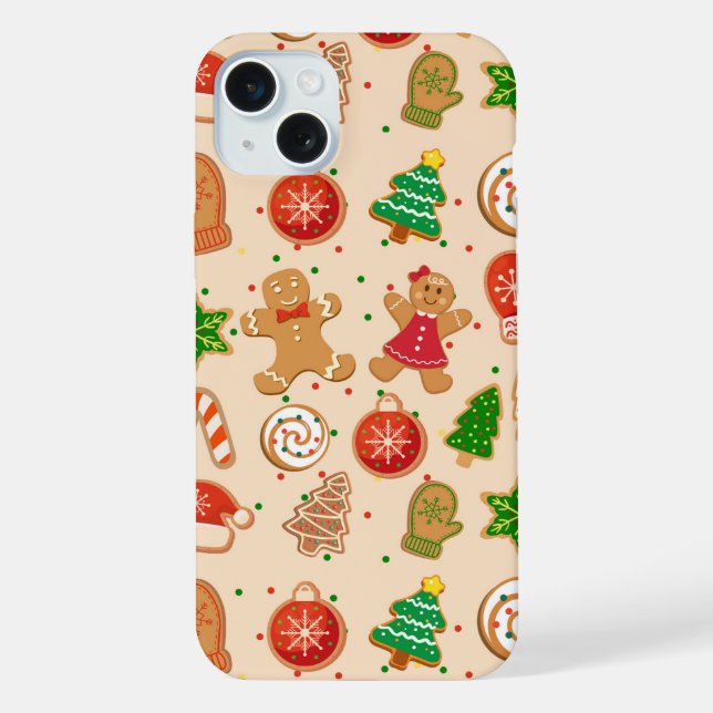 Coque iPhone Cookies de Noël (Verso)