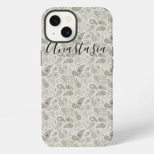 Coque iPhone Cool, Gris Incroyable (Verso)