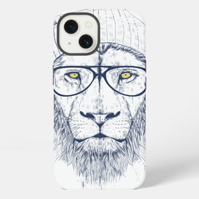 Coque iPhone Cool lion (Verso)