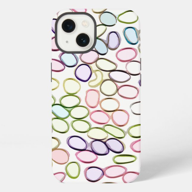 Coque iPhone Cool Motif Abstrait mignon (Verso)