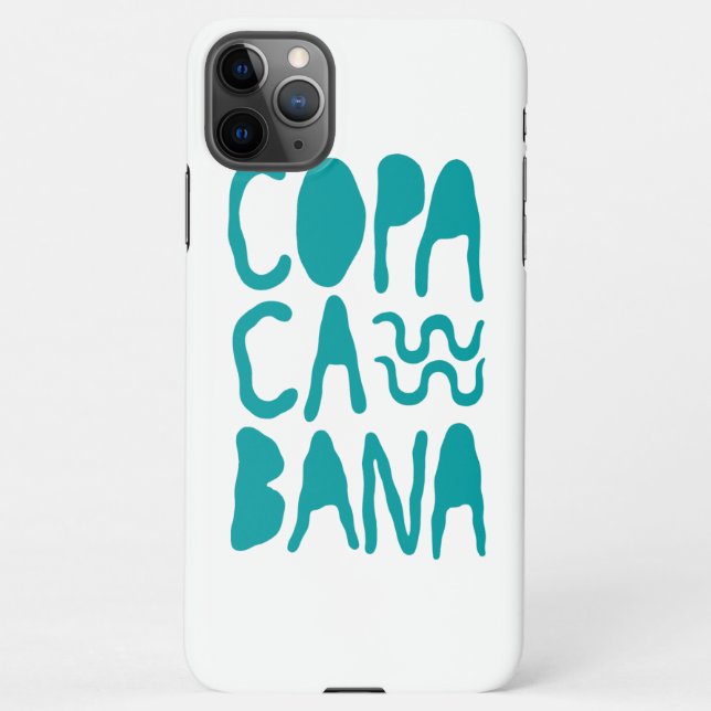 Coque iPhone Copacabana RJ (Dos)