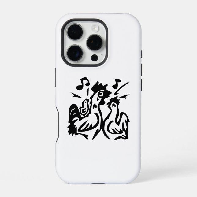 Coque iPhone Coq (Verso)