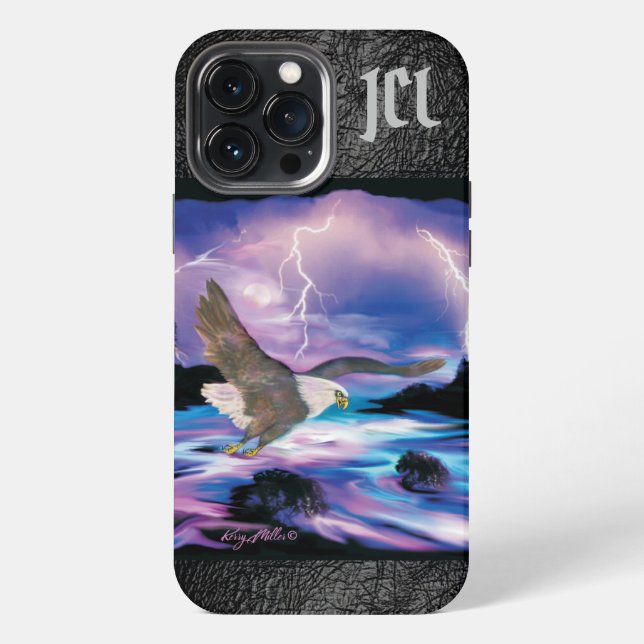 Coque iPhone Coque-coque iphone de Bald Eagle (Verso)