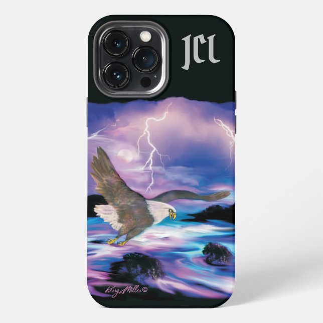 Coque iPhone Coque-coque iphone de Bald Eagle (Verso)