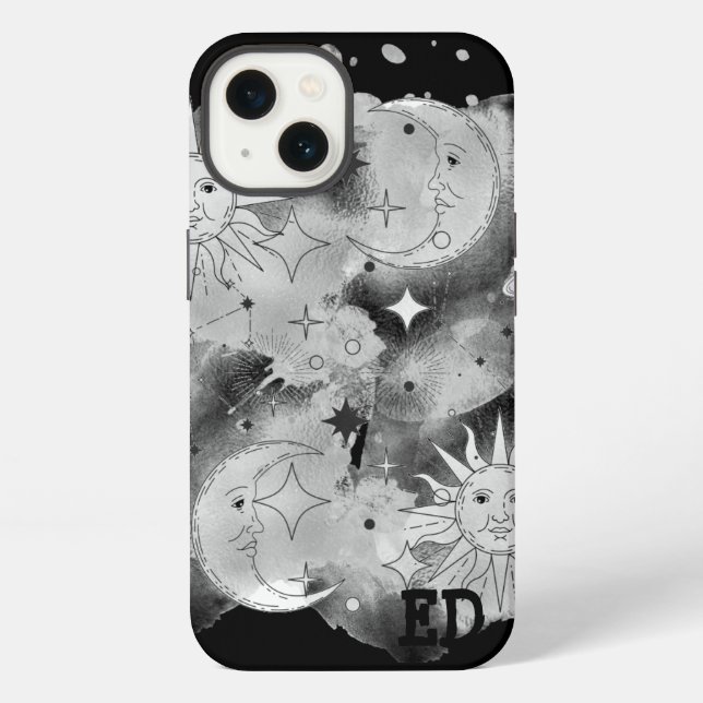 Coque iPhone COQUE-coque iphone de l'ASTROLOGIE(G&B) (Verso)