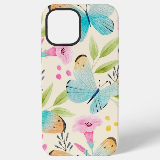 Coque iPhone Coque-coque iphone de papillon lunaire (Verso)