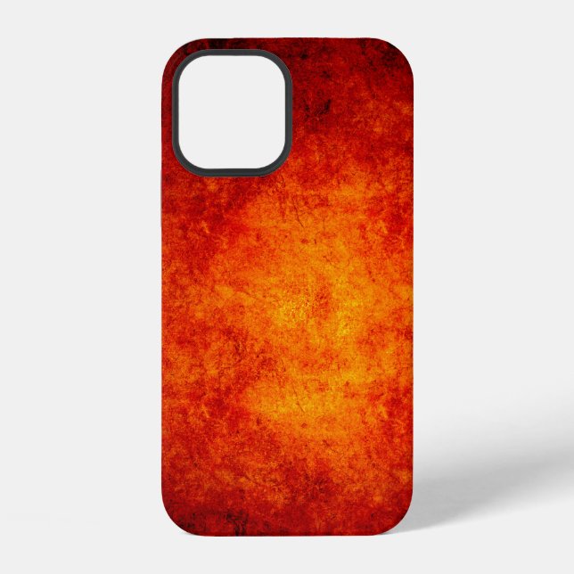 Coque iPhone Coque-coque iphone de roche-Mate orange (Verso)