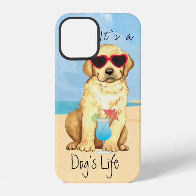 Coque iPhone Coque-coque iphone du Laboratoire Jaune d'été (Verso)