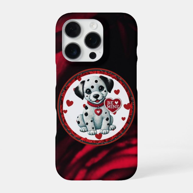 Coque iPhone Coque Dalmatien Puppy 16 Pro - Be Mine (Verso)