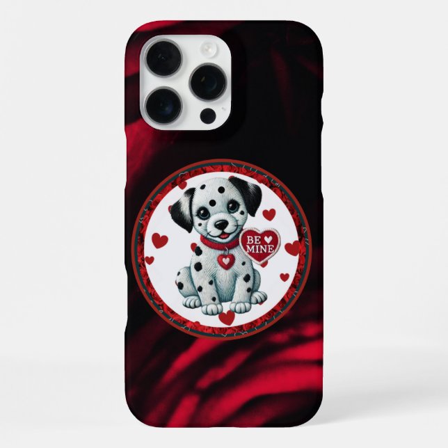 Coque iPhone Coque Dalmatien Puppy 16 Pro - Be Mine (Verso)