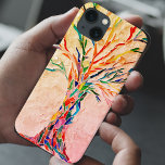 Coque iphone Coque d'arbre<br><div class="desc">Ce boîtier téléphonique unique présente un arbre en mosaïque aux couleurs arc-en-ciel sur un arrière - plan beige et corail. Parce que nous créons notre propre oeuvre,  vous ne trouverez pas cette image exacte d'autres designers. Mosaïque originale © Michele Davies</div>