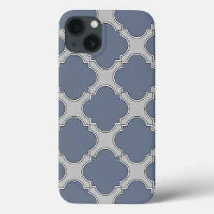 Coque iphone Coque-mat gris bleu