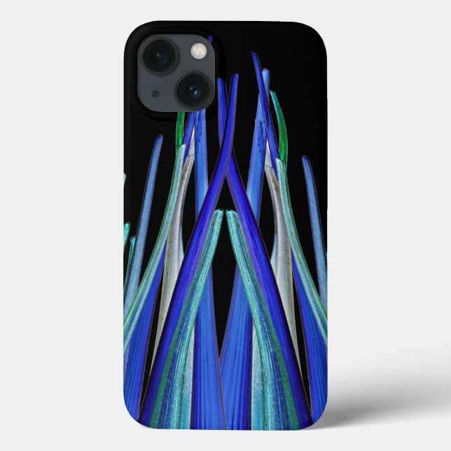 coque iphone Coque-Mate bleu shards (Verso)