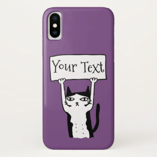 Coque iphone Coque-Mate de chat de dessin animé