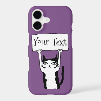 Coque iphone Coque-Mate de chat de dessin animé