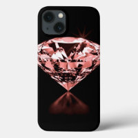 Coque iphone Coque-Mate de diamant rose