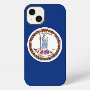 Etui iPhone 13 Coque-Mate de pomme patriotique, drapeau de Virgin