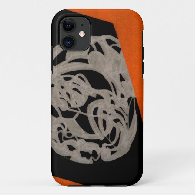 Coque iphone Coque-Mate d'origine orange (Dos)