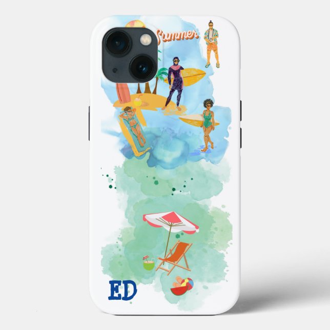 COQUE IPHONE Coque-Mate VIBE DE PLAGE (Verso)