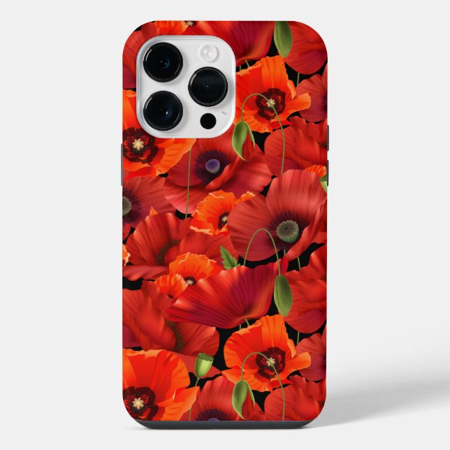 Coque iPhone Coquelicot (Verso)