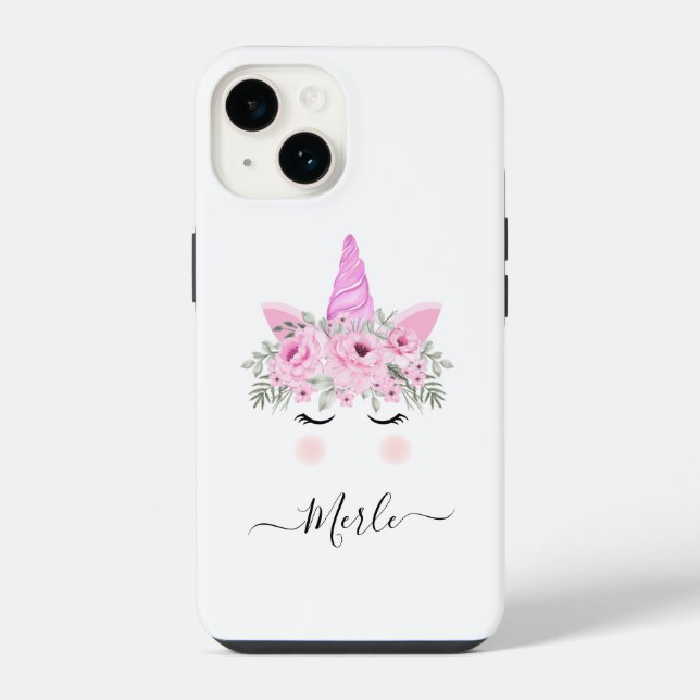 Coque iPhone Coques de iphone licorne magique (Verso)