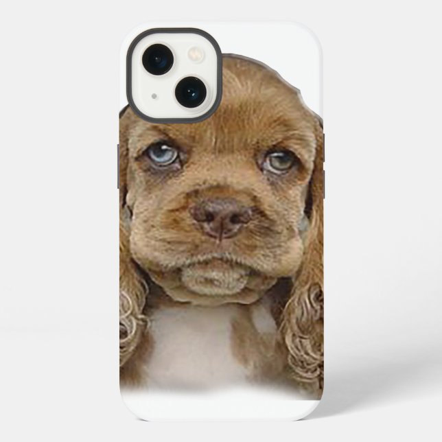 Coque iPhone Coques de téléphone pour cocker spaniel (Verso)