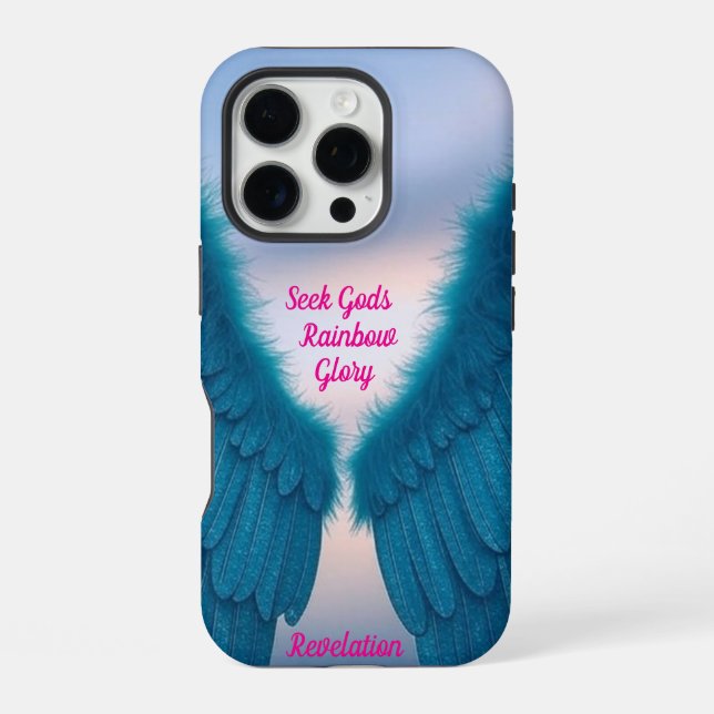 Coque iPhone Coques robustes pour iPhone 16 Pro 14 15 16 Pro Ma (Verso)
