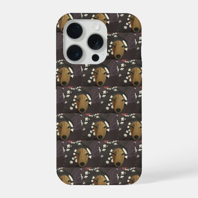 Coque iPhone Coquet Étui de Téléphone Chien (Verso)