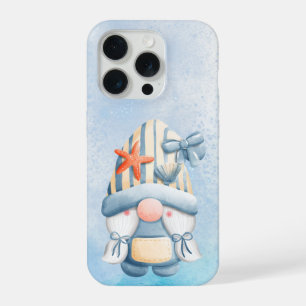 Coque iPhone 15 Pro Coquet Étui de Téléphone Gnome Marin