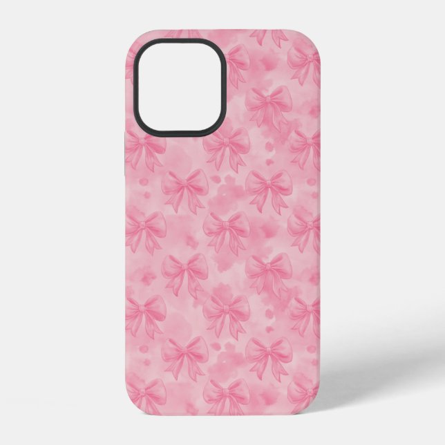Coque iPhone Coquette Pink Bows (Verso)