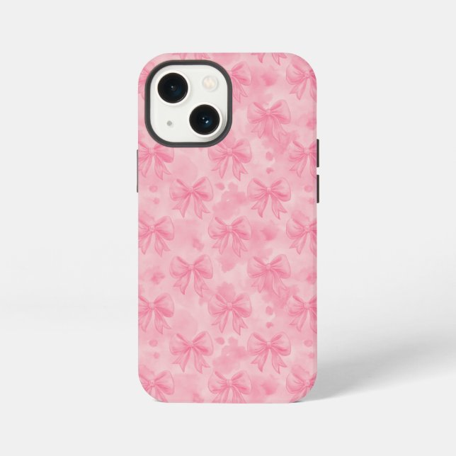 Coque iPhone Coquette Pink Bows (Verso)