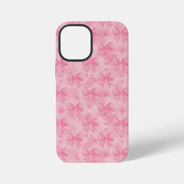 Coque iPhone Coquette Pink Bows (Verso)