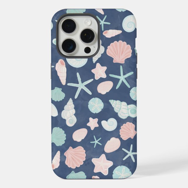 Coque iPhone Coquillages Côtiers Plage & Design Océan (Verso)